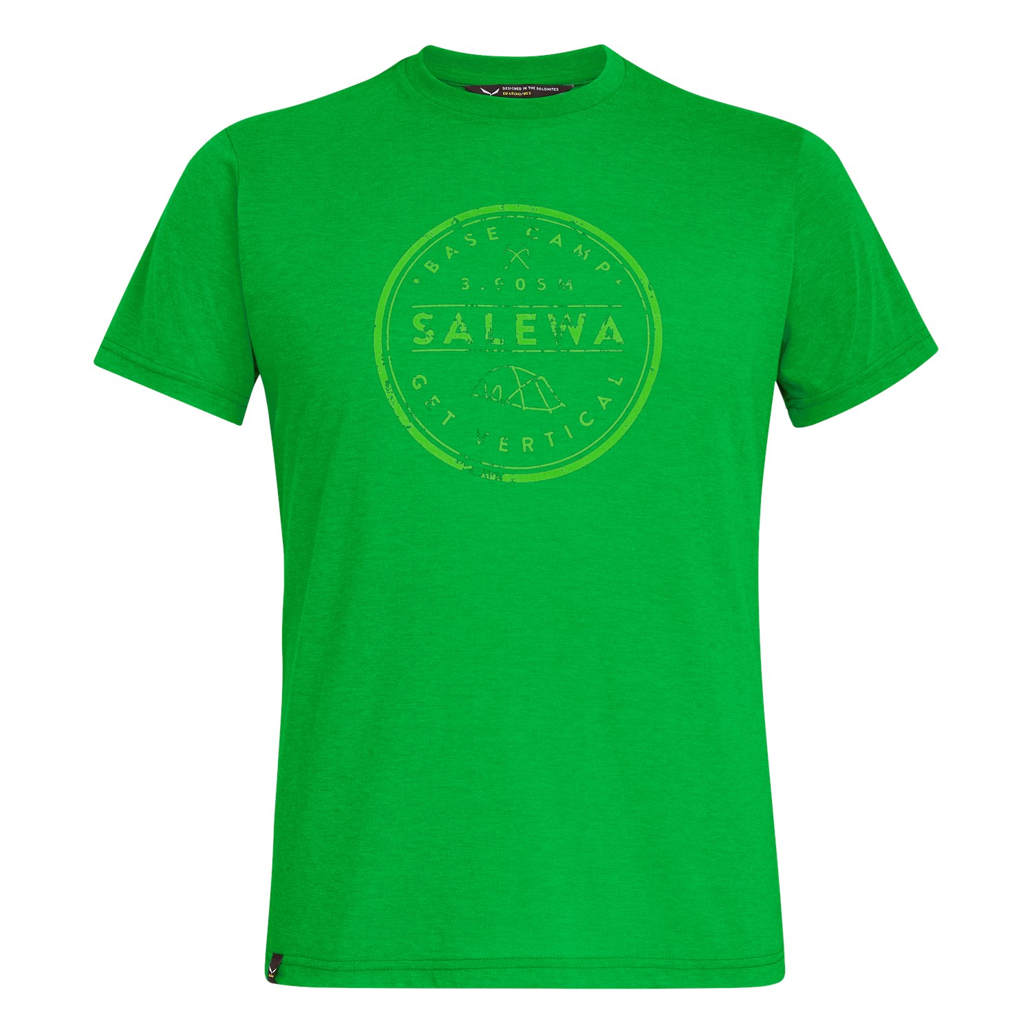 Camisetas Salewa Base Camp Drirelease® Hombre Verdes Mexico (BO4831075)